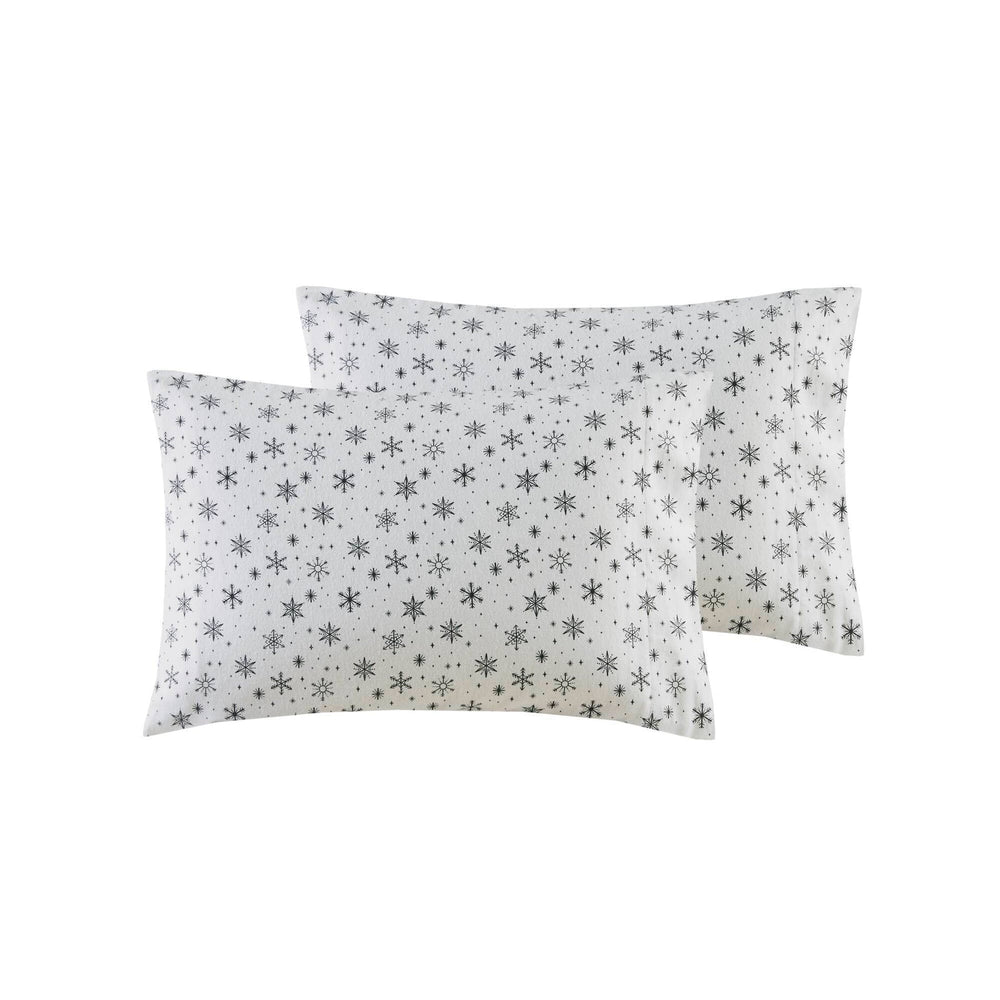 4 PCS Full Sheet Set Black Snowflakes Media 14