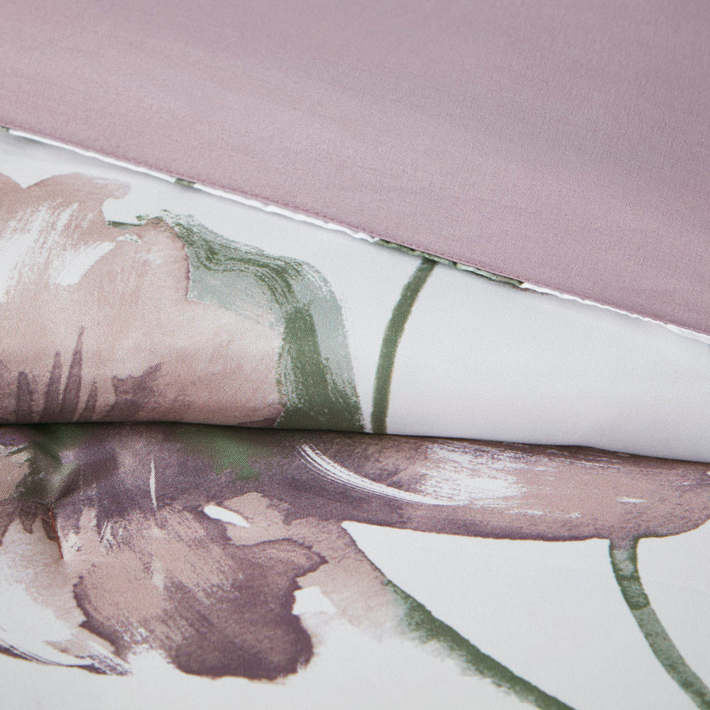 Full Floral Comforter Set with Bed Sheets Media 2