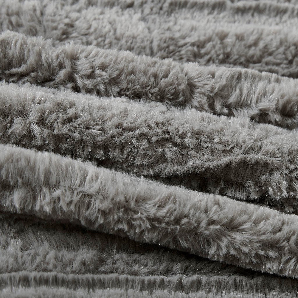 Full/Queen Fur Down Alternative Comforter Mini Set Media 4