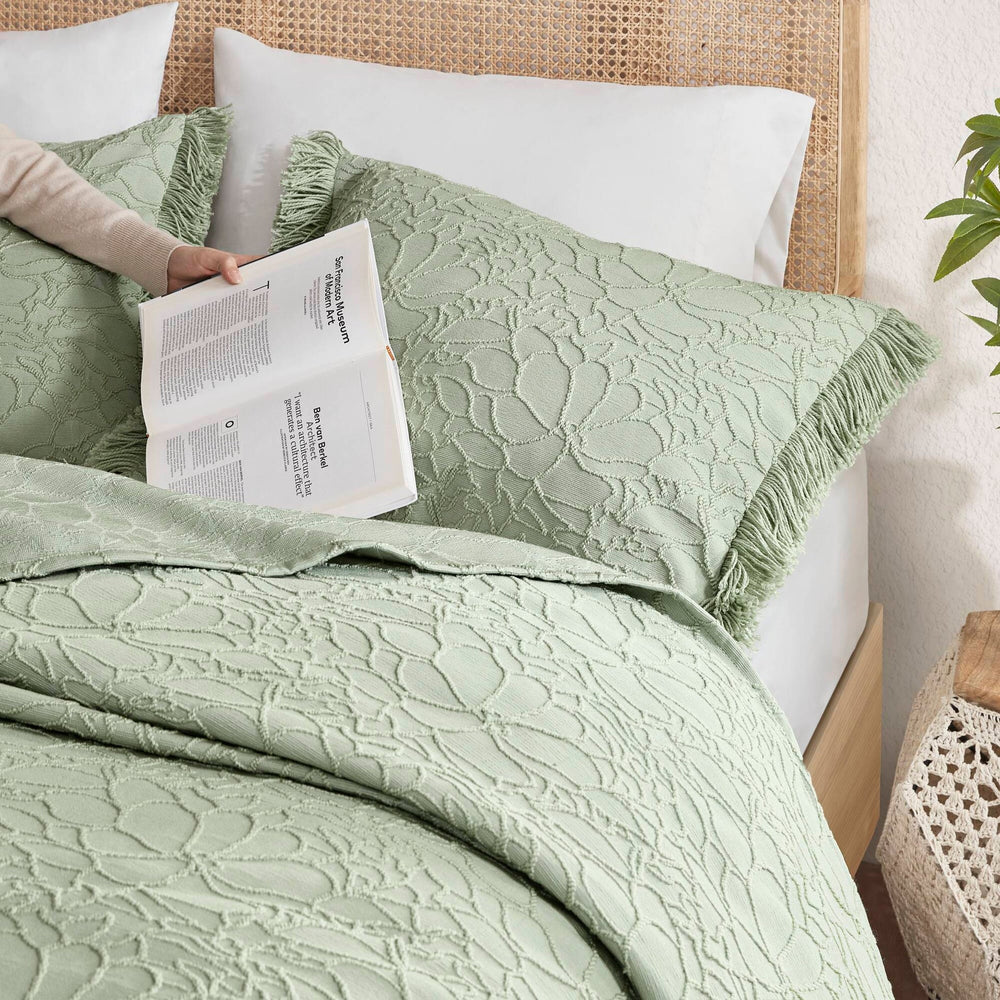 3PCS Queen Bedspread Set Media 17