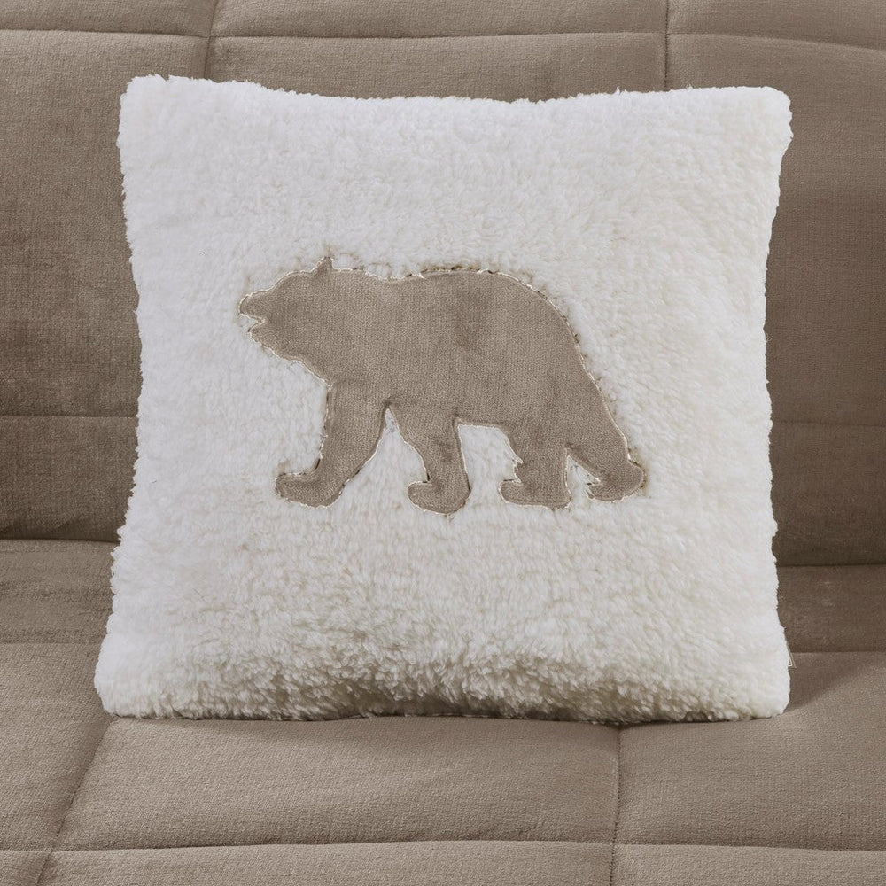 Full/Queen Plush to Sherpa Down Alternative Comforter Set Media 3