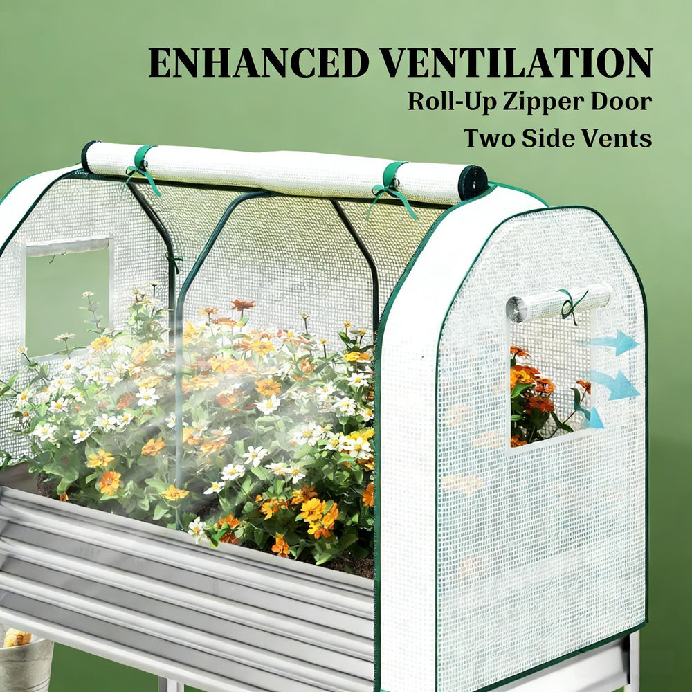 Spacious Raised Garden Bed,Flower Boxs,Plant Boxs,for Outdoor Media 5