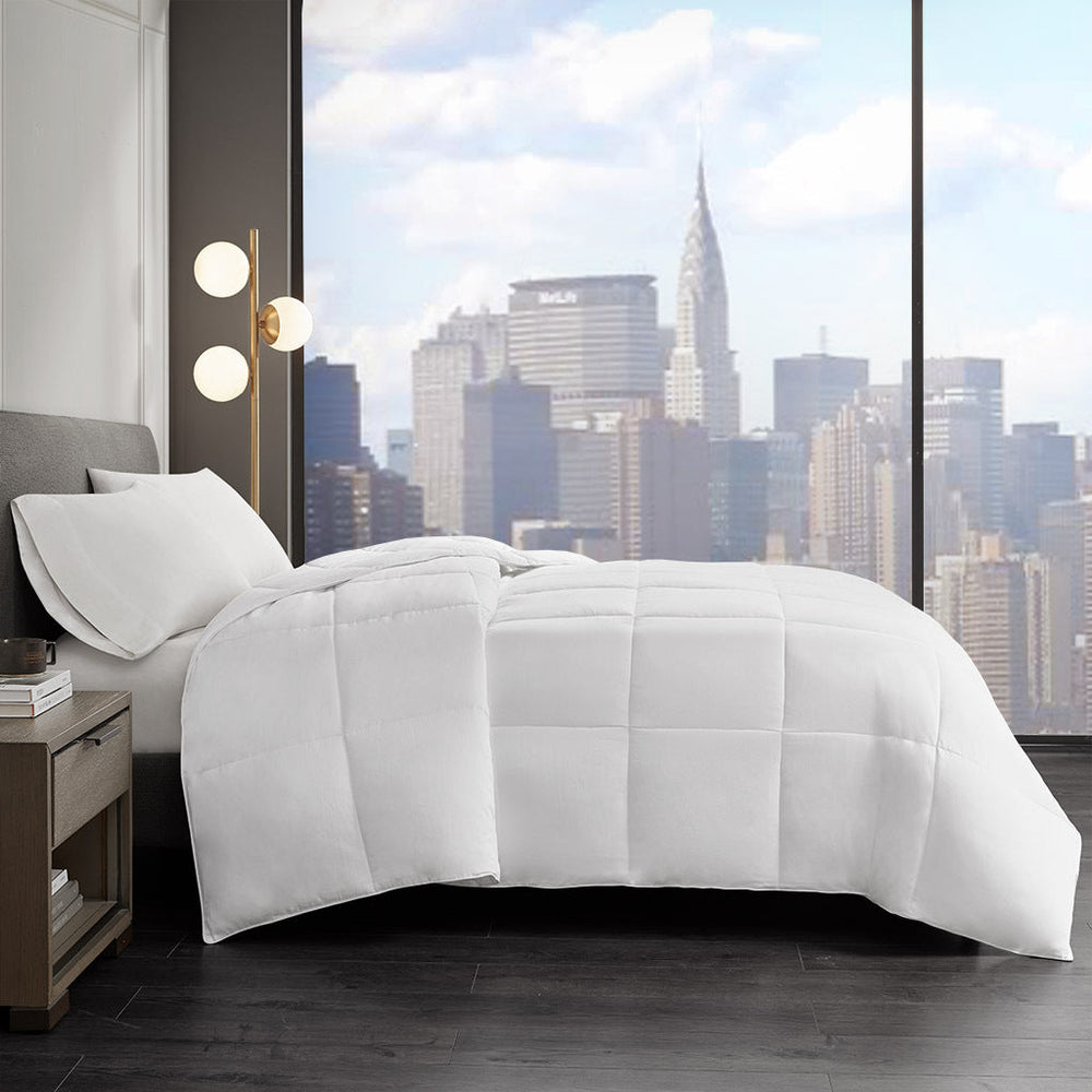 Twin Cotton Down Alternative Featherless Comforter Media 12