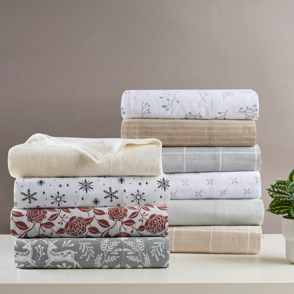 4 PCS Full Sheet Set Sage Winter Fauna Media 18