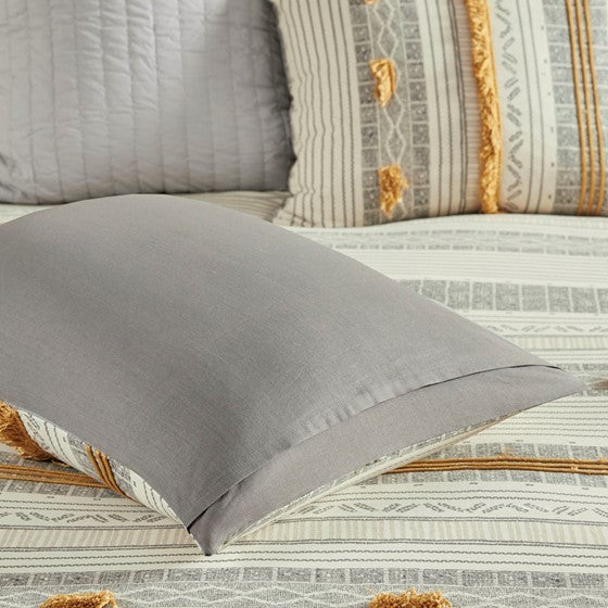 King/Cal King 3 Piece Cotton Duvet Cover Set Media 11