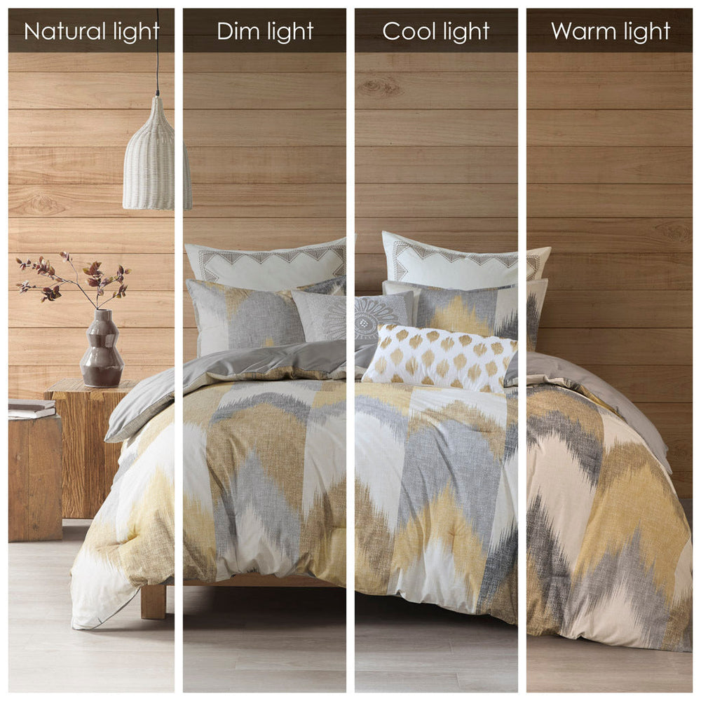 King/Cal King 3 Piece Comforter Mini Set Media 8