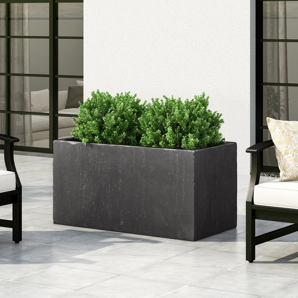 35''L Outdoor MGO Planter Media 4