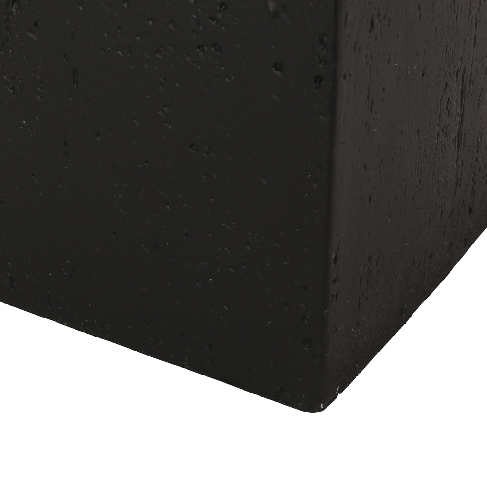 21.5' L Outdoor MGO Planter in Black Finished Media 7