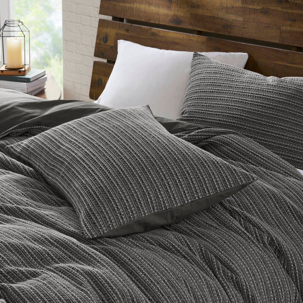 3PCS King/Cal King Waffle Washed Comforter Set Media 17