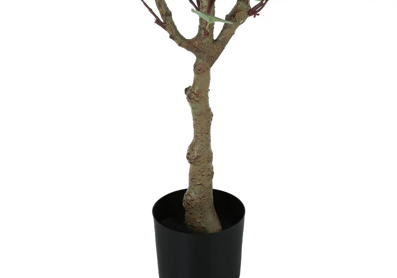 Artificial Plant, 46' Tall, Eucalyptus Tree, Indoor, Faux, Fake, Floor, Greenery, Potted, Decorative, Green Leaves, Black Pot