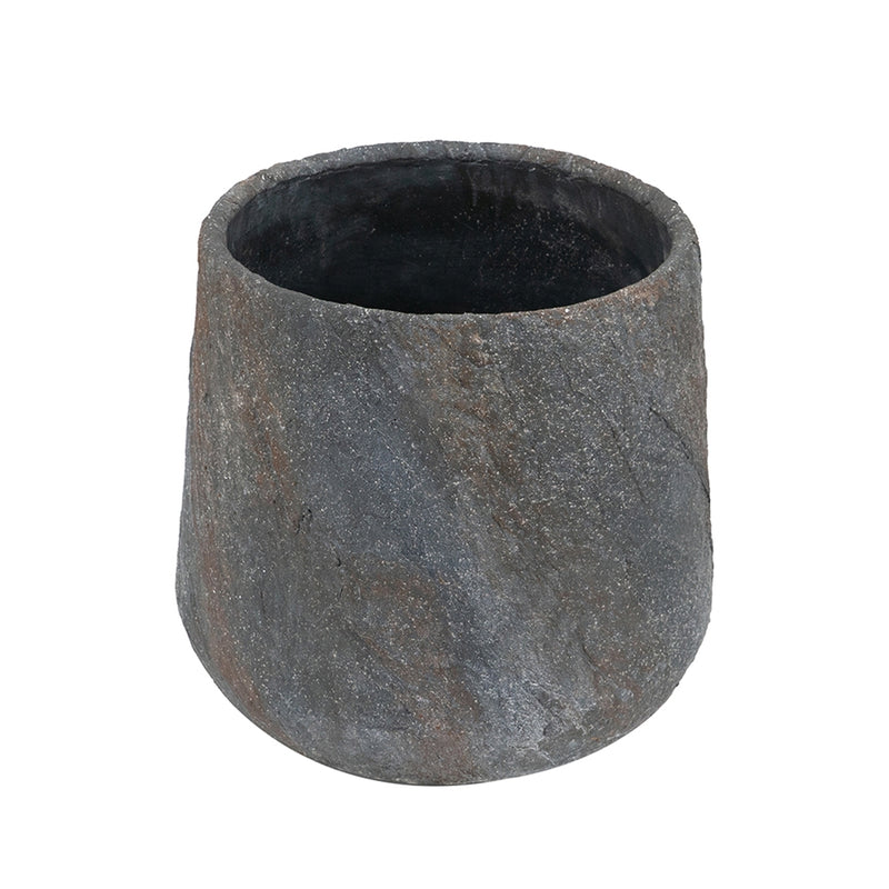 12.6x12.6x11.8' Cement Planter Small, Indoor Outdoor Garden Functional Decor
