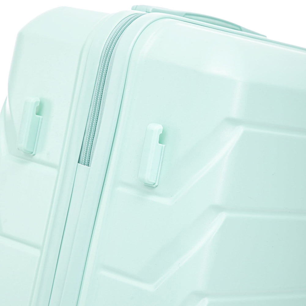 ABS Spinner Luggage Mint Green Durable 3 Piece Set & Combination Lock Media 14