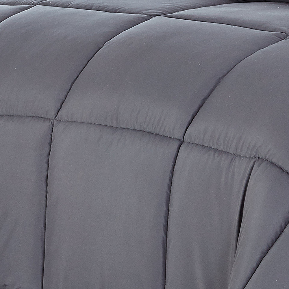 Modern Style Down Comforter, King Size ,6 Lbs, All Season Duvet Insert, Ultra Soft Quilted Comforter Core Media 5