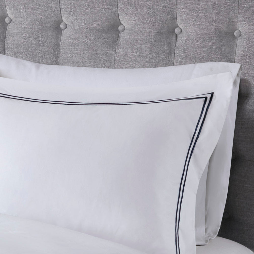 King/Cal King 100% Cotton Sateen Embroidered Comforter Set Media 8