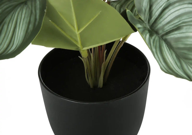 Artificial Plant, 13' Tall, Epipremnum, Indoor, Faux, Fake, Table, Greenery, Potted, Set Of 2, Decorative, Green Leaves, Black Pots