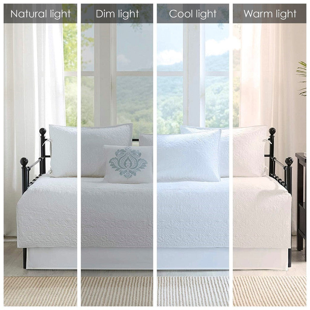 6 Piece Reversible Daybed Cover Set White Daybed Media 7