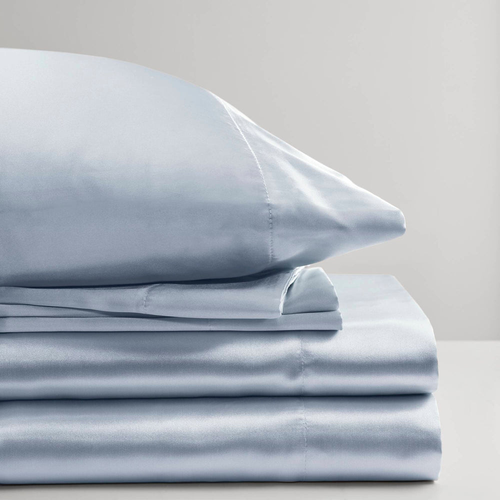 6 PCS Queen Luxury Sheet Set Blue Media 12