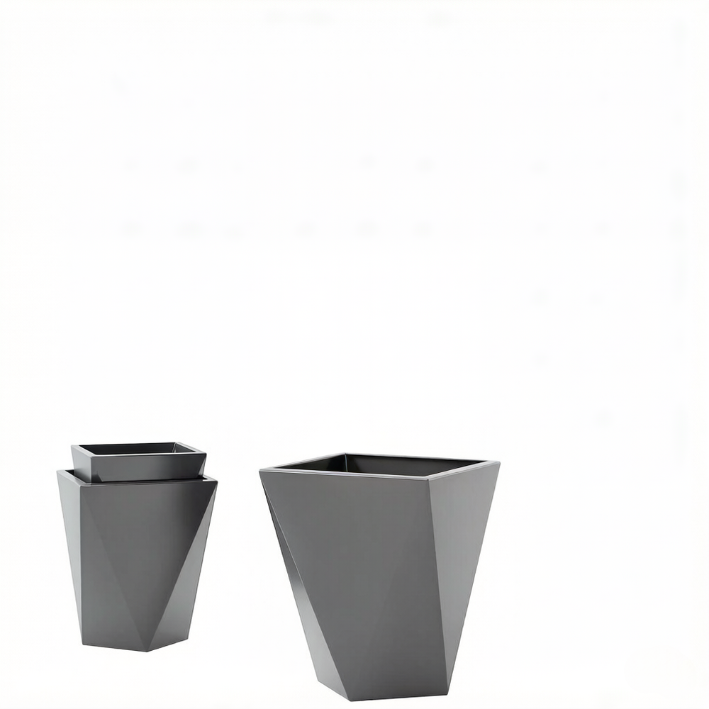 Chic Planters,Stackable Planters,Set of 3 Planters Set(Only 3Pcs Planter) Media 6
