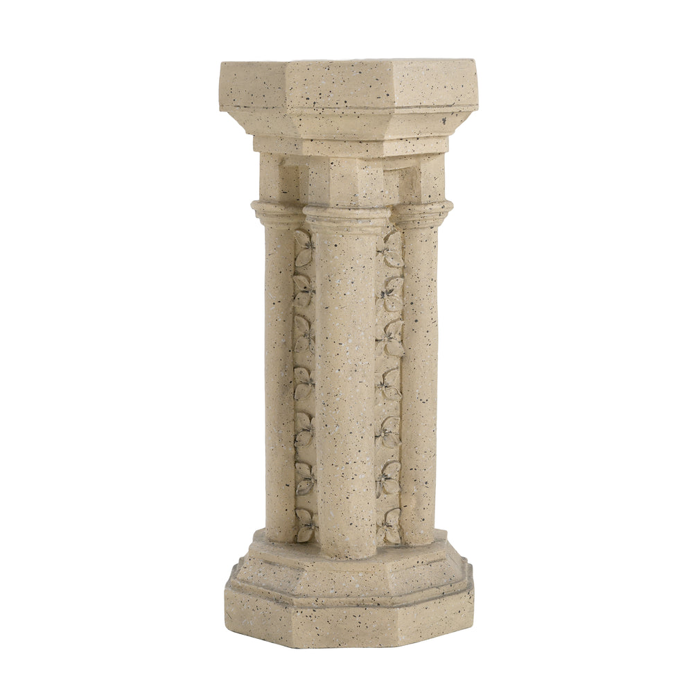 Pedestal Column Plant Stand, 23.25 Inch, Indoor and Outdoor Media 2