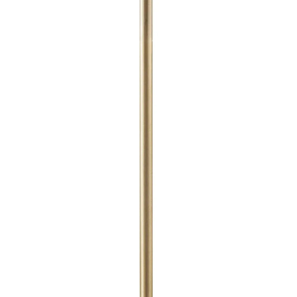 Arched Metal Floor Lamp Gold Finish 60 Inch Tall Modern Living Room Lamp Media 6