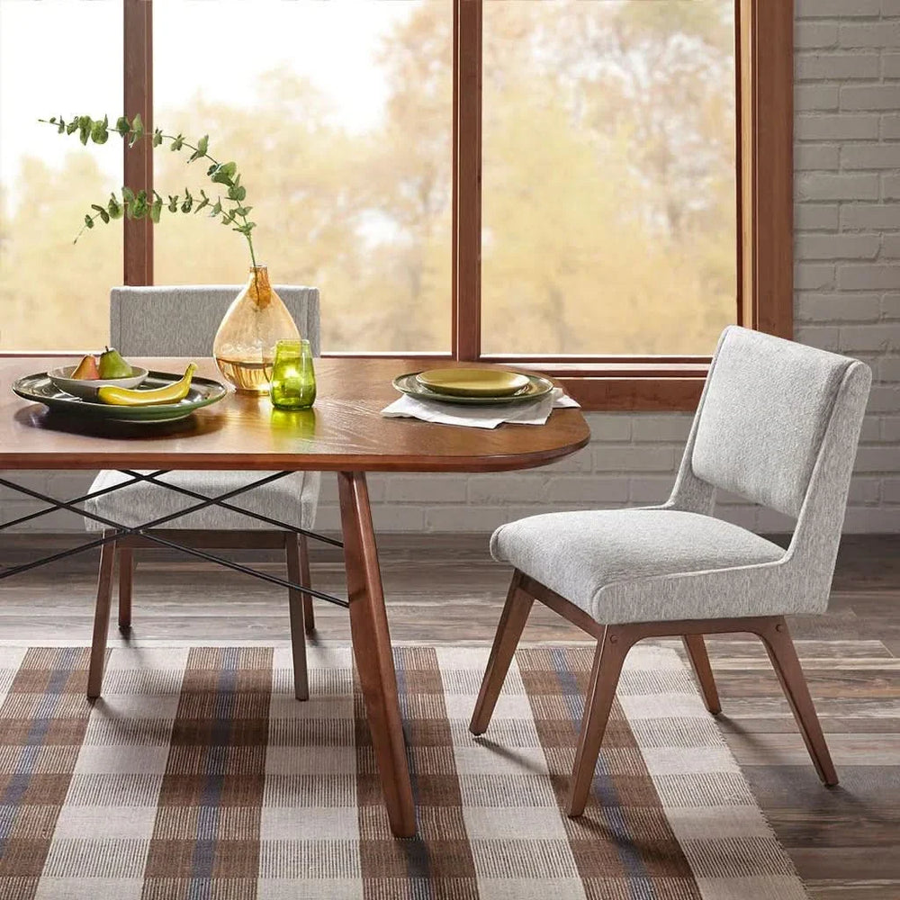 Dining Chair Polyester Upholstery Modern Set Of 2 For Dining Room Media 1