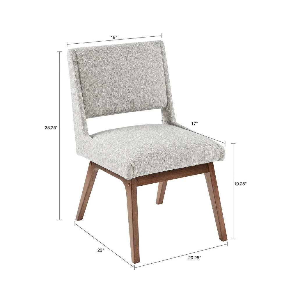 Dining Chair Polyester Upholstery Modern Set Of 2 For Dining Room Media 4