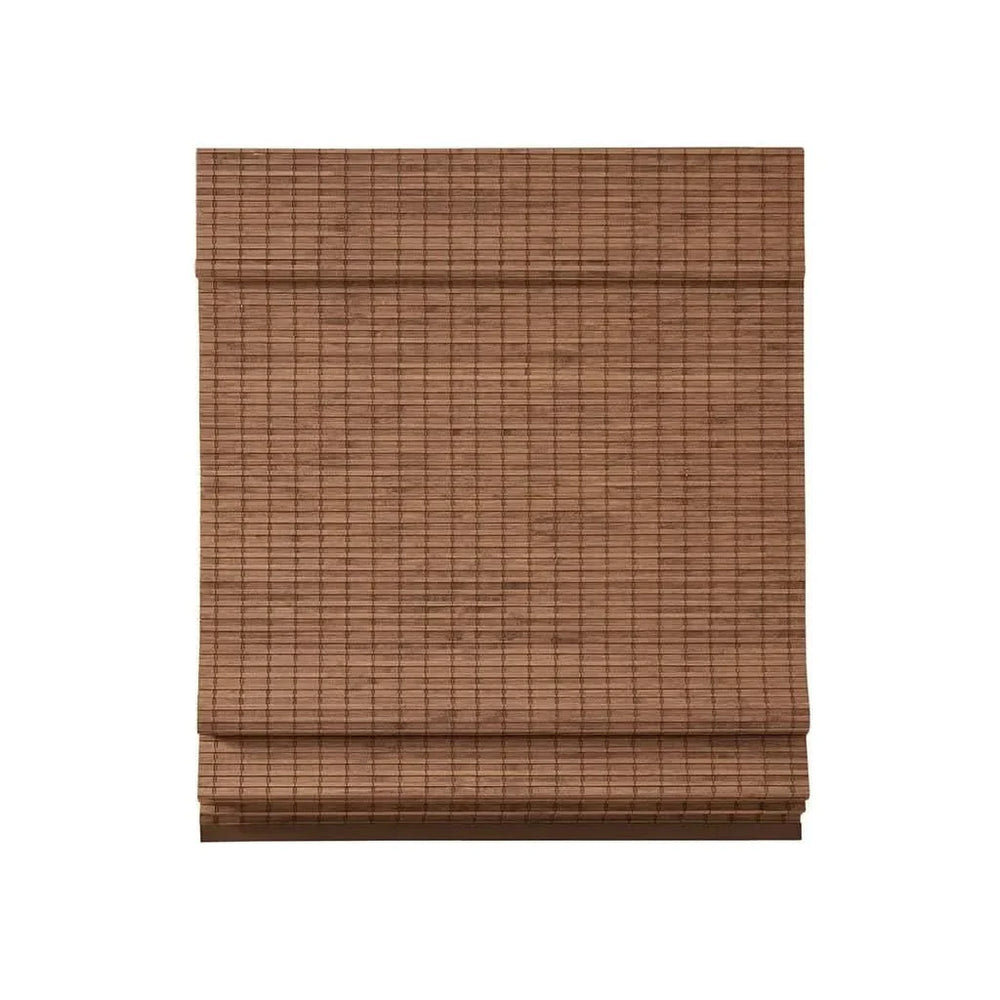 Bamboo Roman Shade Light Filtering 64-Inch Window Covering For Living Room Media 17