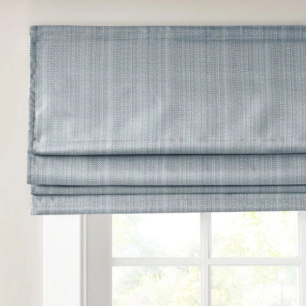 Room Darkening Roman Shade Polyester Cordless Window Treatment For Living Rooms Media 6