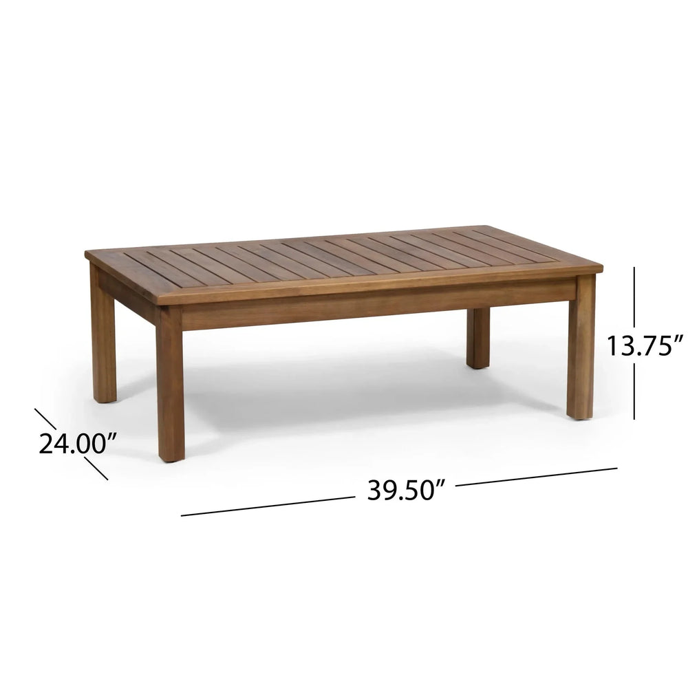 Acacia Wood Outdoor Chat Set Rope Wrapped Teak Color Patio Cushions Media 9