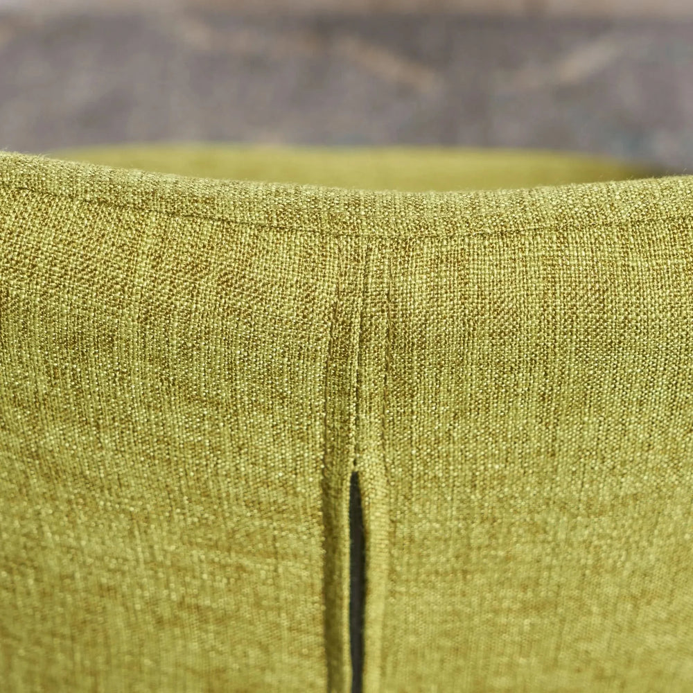 Dining Chair Set Green Fabric & Wood Finish Contoured Support Pair Media 4