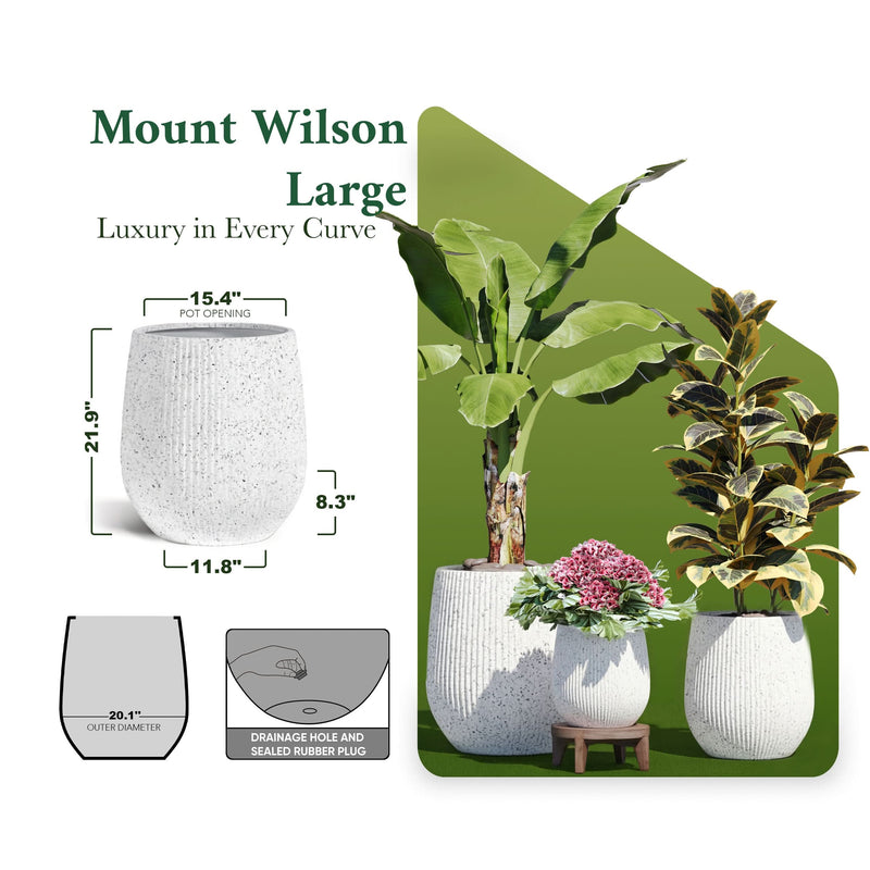 Fiberstone Planter Mount Wilson Weather Resistant