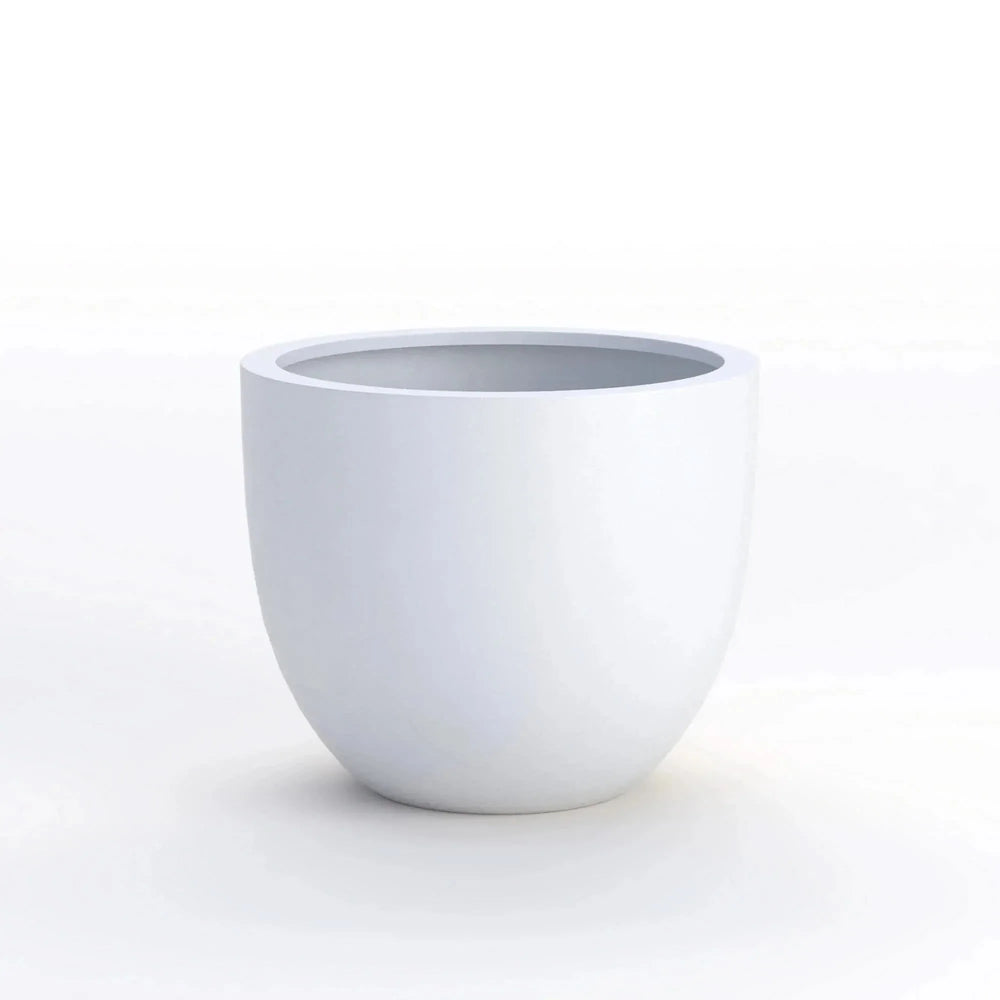 Egg Shaped Planter Fiberstone Weather Resistant Indoor & Outdoor Decor Media 16