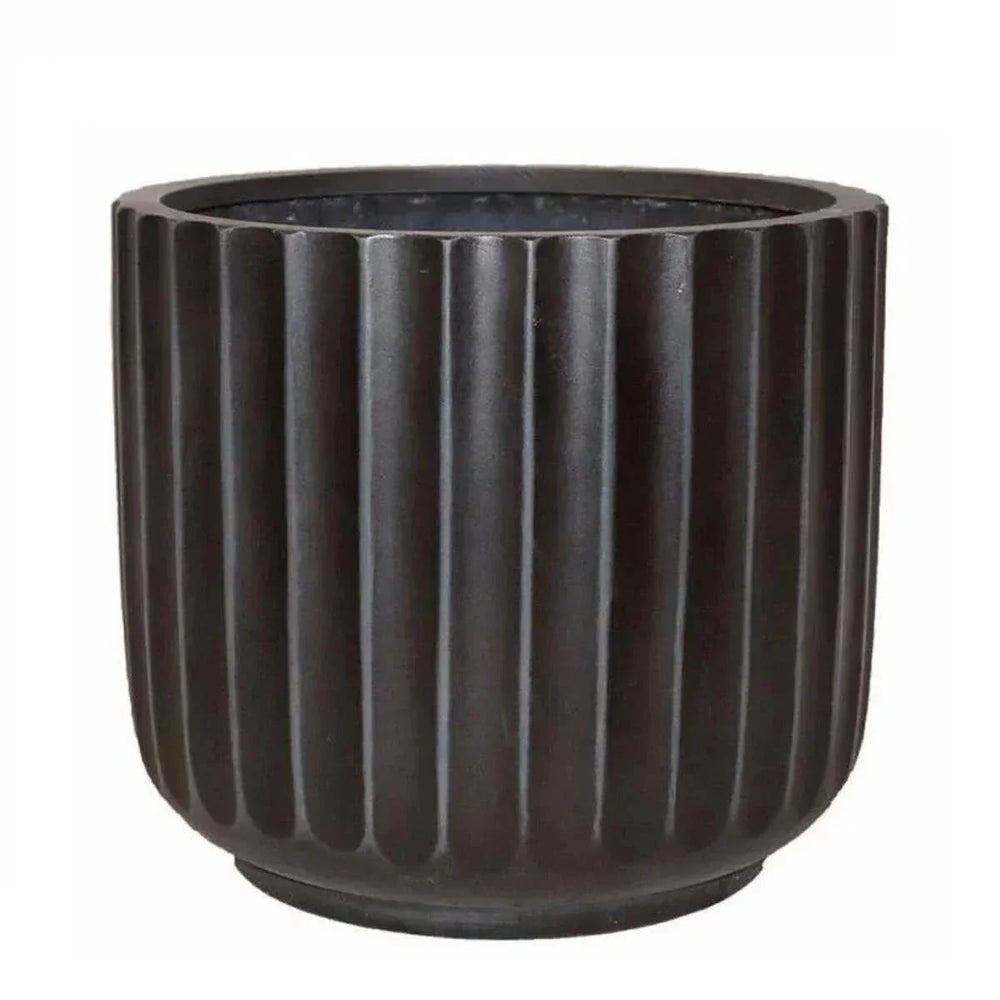 DTY Signature Mount Shavano 1-piece Fluted Fiberstone Planter - DTY Store