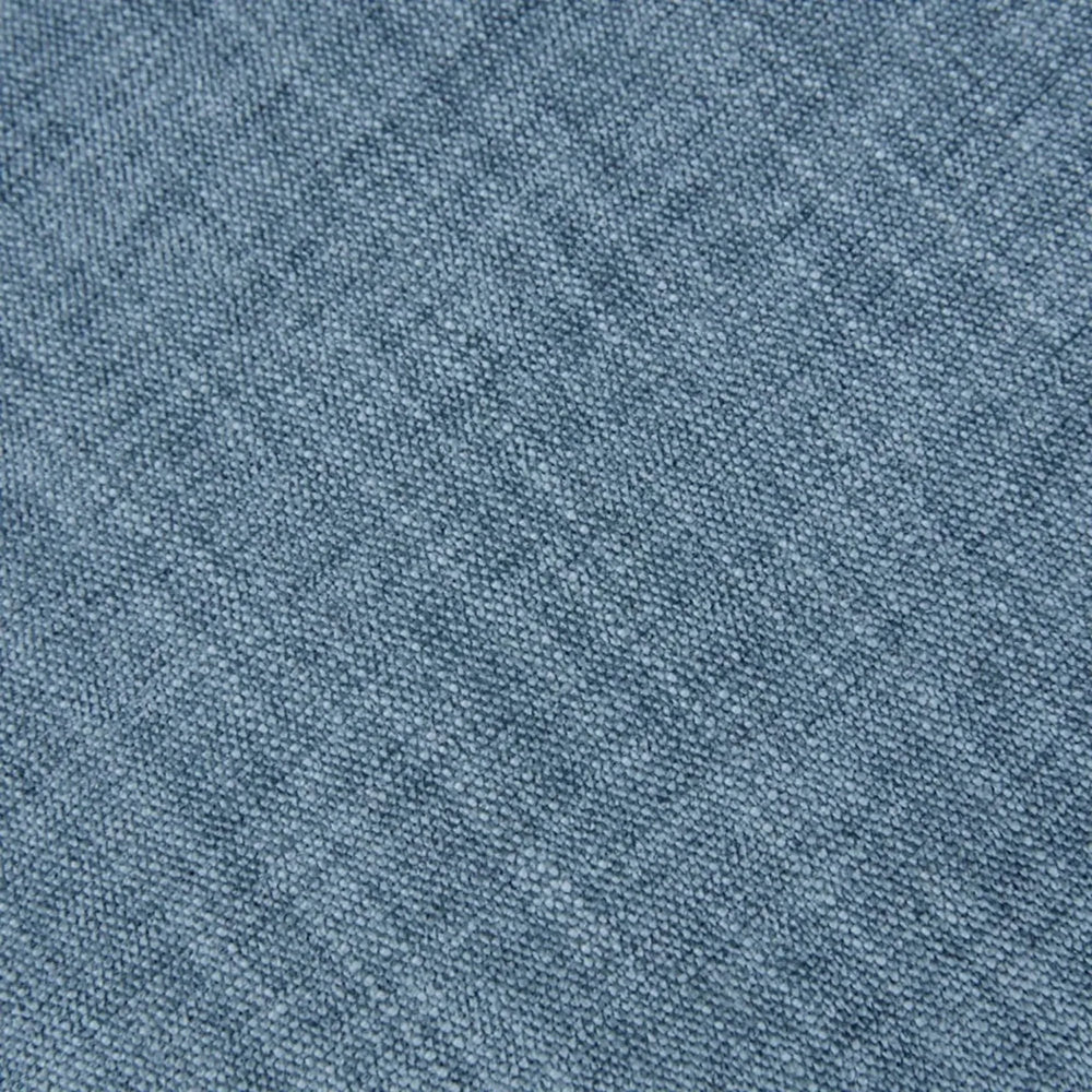 Dining Chair Set Polyester Upholstery High Back Light Blue Fabric Media 9