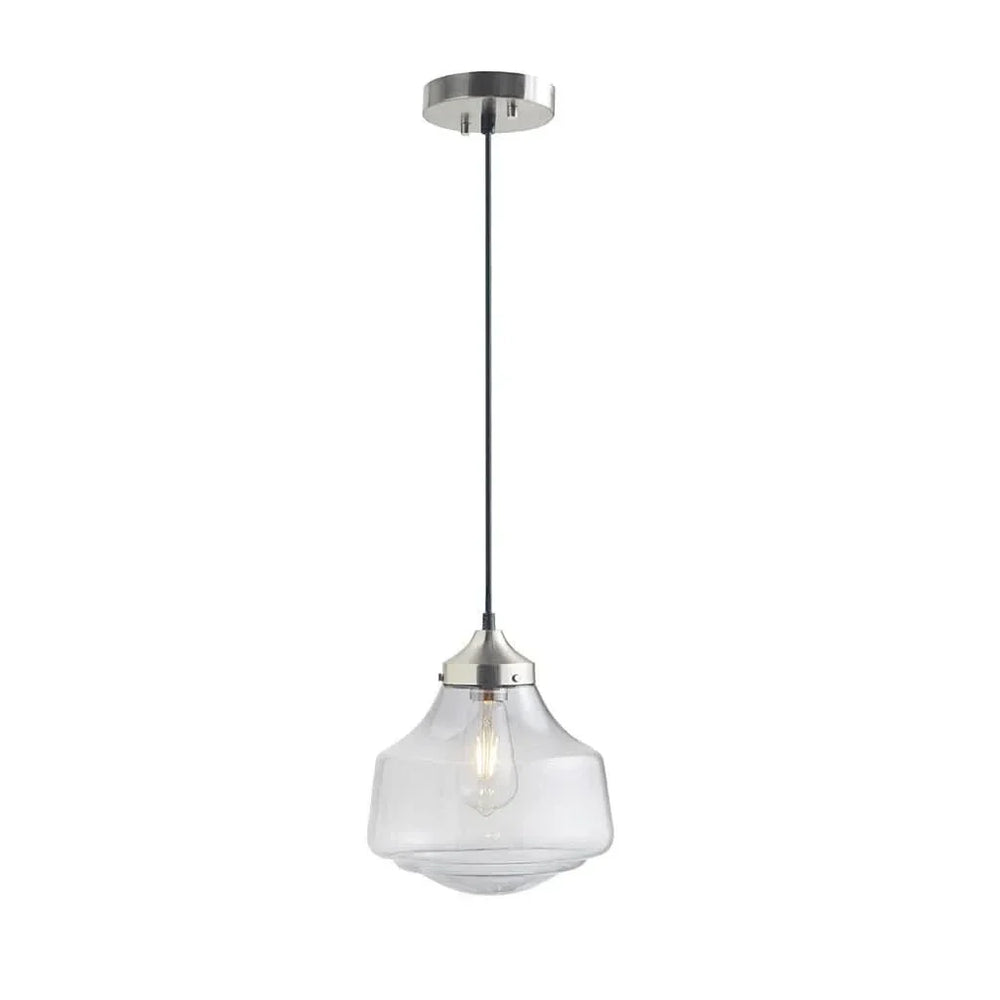 Glass Pendant Bell-Shaped Ceiling Light For Living Rooms Home Decor Media 4