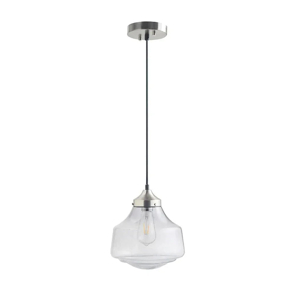 Glass Pendant Bell-Shaped Ceiling Light For Living Rooms Home Decor Media 3