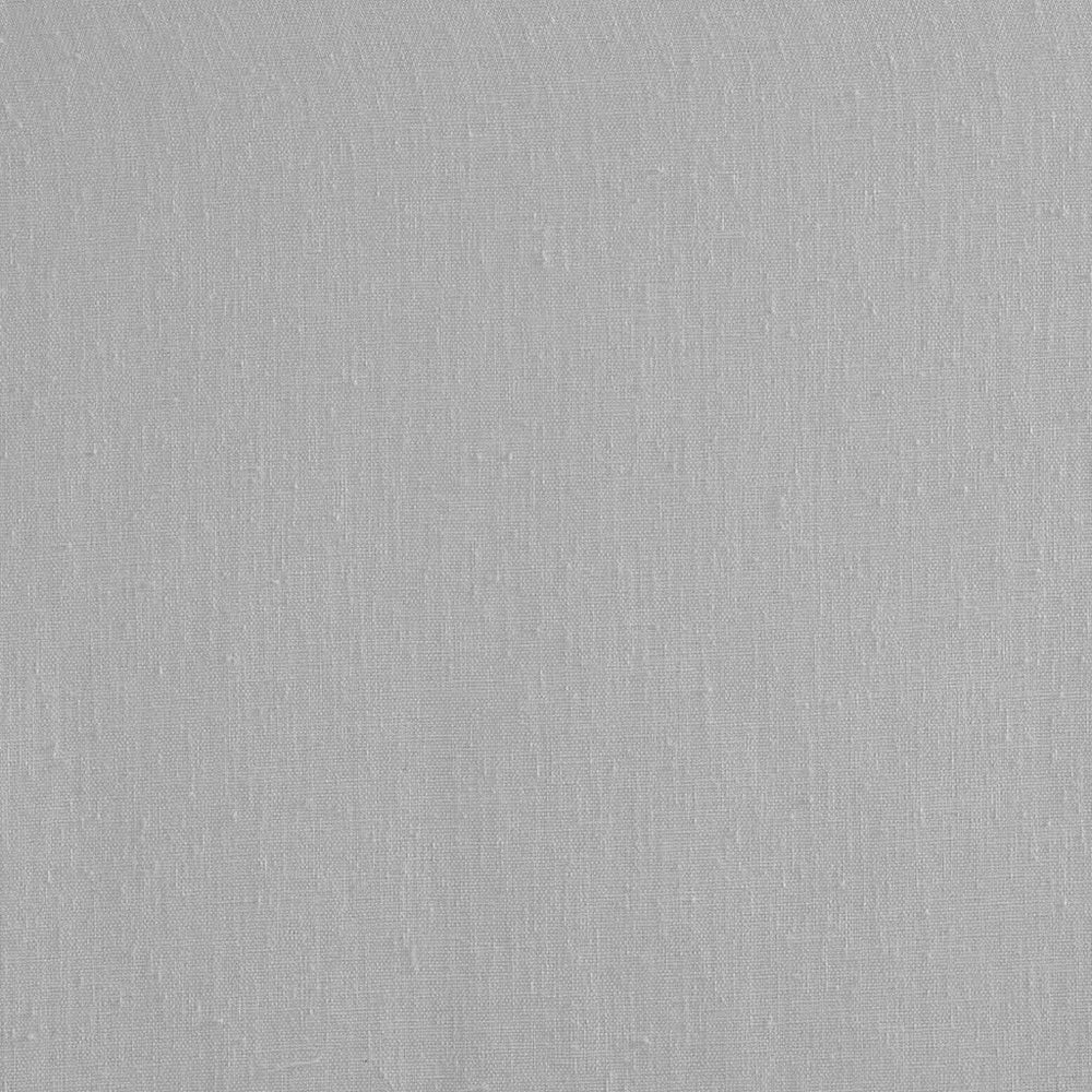Linen Curtains Grey Tab Top Panel Floral Embellished Single Panel Media 8