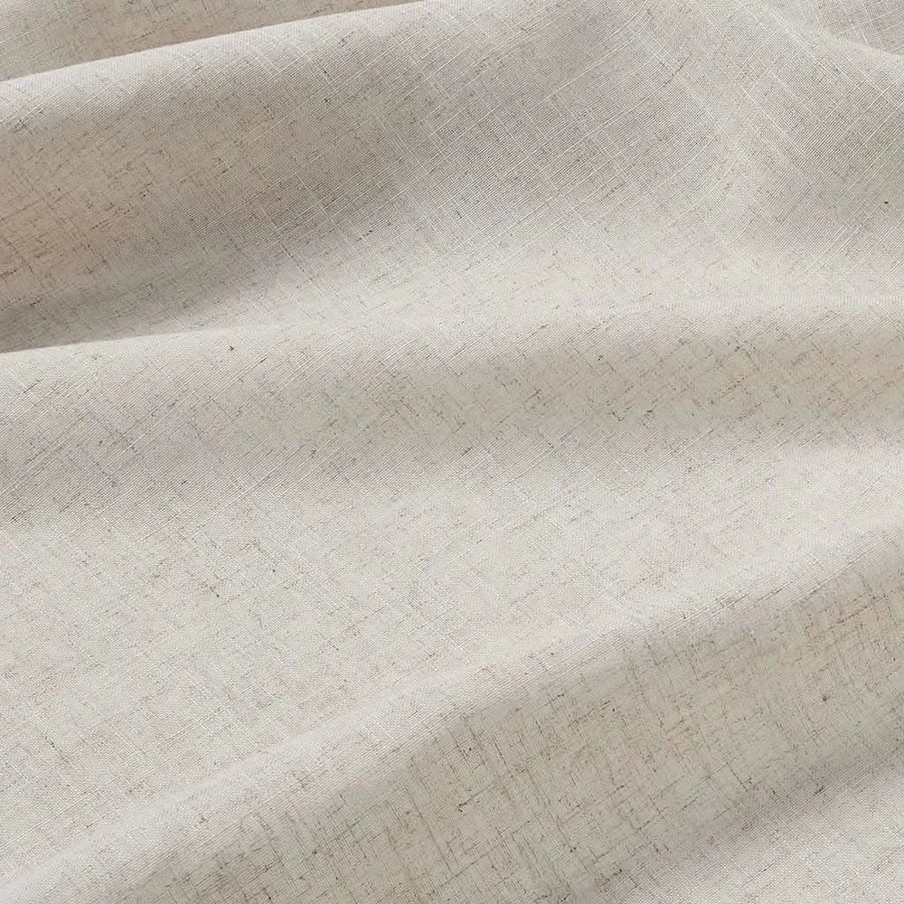 Linen Blend Curtains Polyester Light Filtering Panel Pair For Windows Media 13