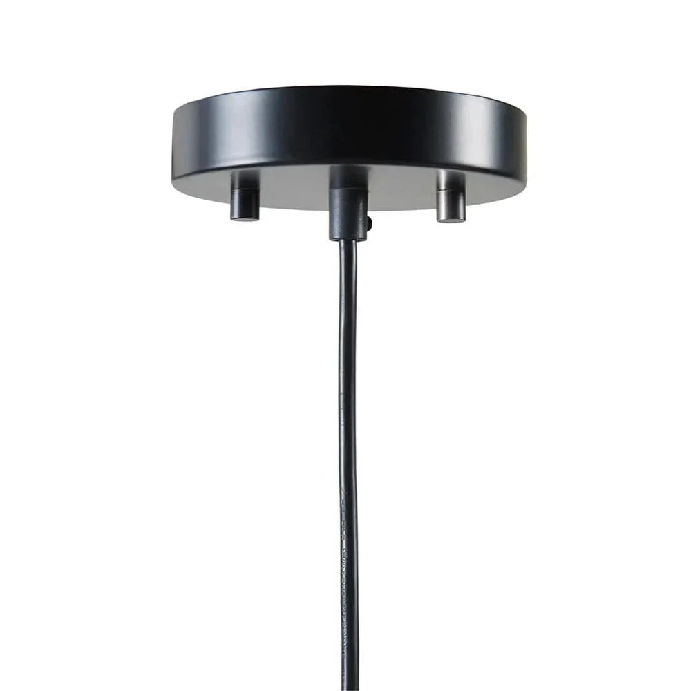 Metal Mesh Pendant Light Iron Black Finish Industrial Ceiling Fixture Media 2