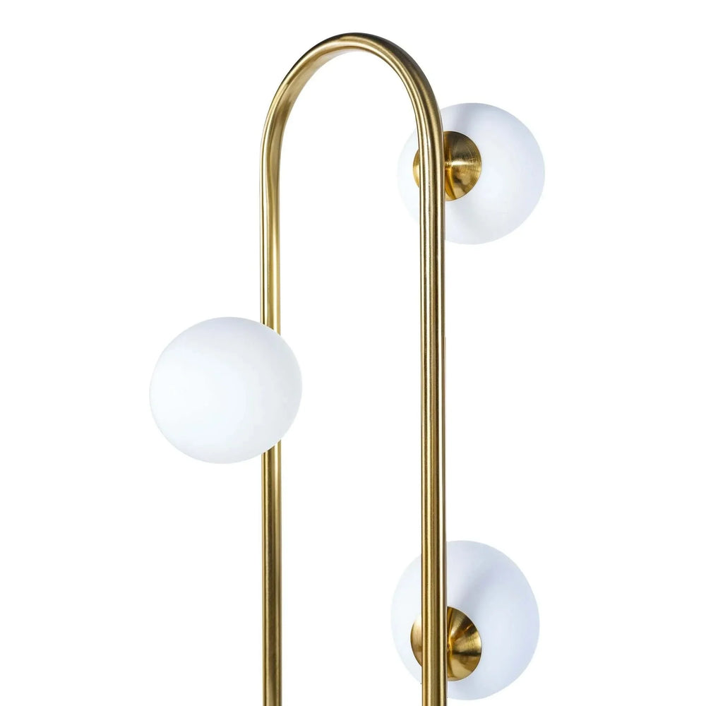 Floor Lamp Gold Metal Modern Tall Corner Lighting For Living Room & Office Media 5