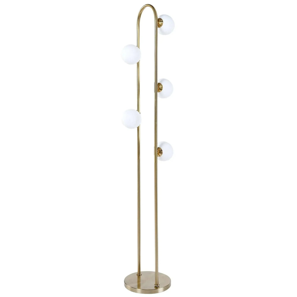 Floor Lamp Gold Metal Modern Tall Corner Lighting For Living Room & Office Media 4