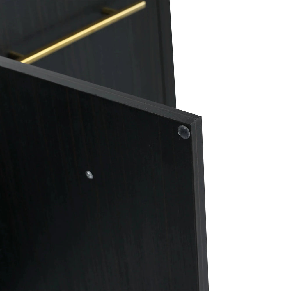 Wall Mounted Bathroom Vanity Thick Edged Resin Basin Plywood Modern Media 18