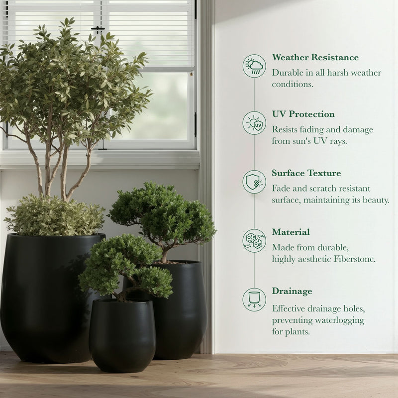 Fiberstone Planter Mount Wilson Weather Resistant