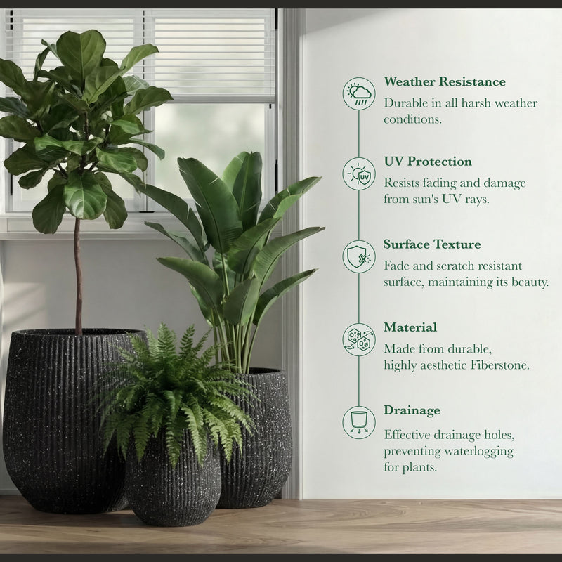 Fiberstone Planter Mount Wilson Weather Resistant