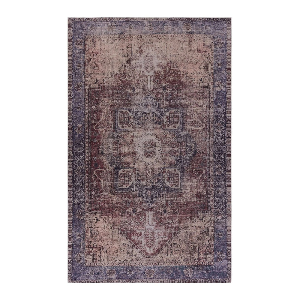 Polyester Chenille Area Rug Washable Six By Nine Feet Modern Media 2