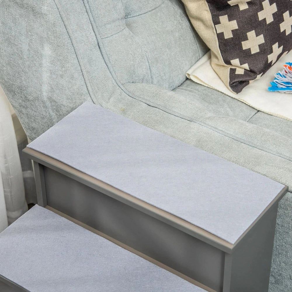 Pet Stairs Cushioned Removable Cover For Small Pets Up To 22 Lbs Capacity Media 3
