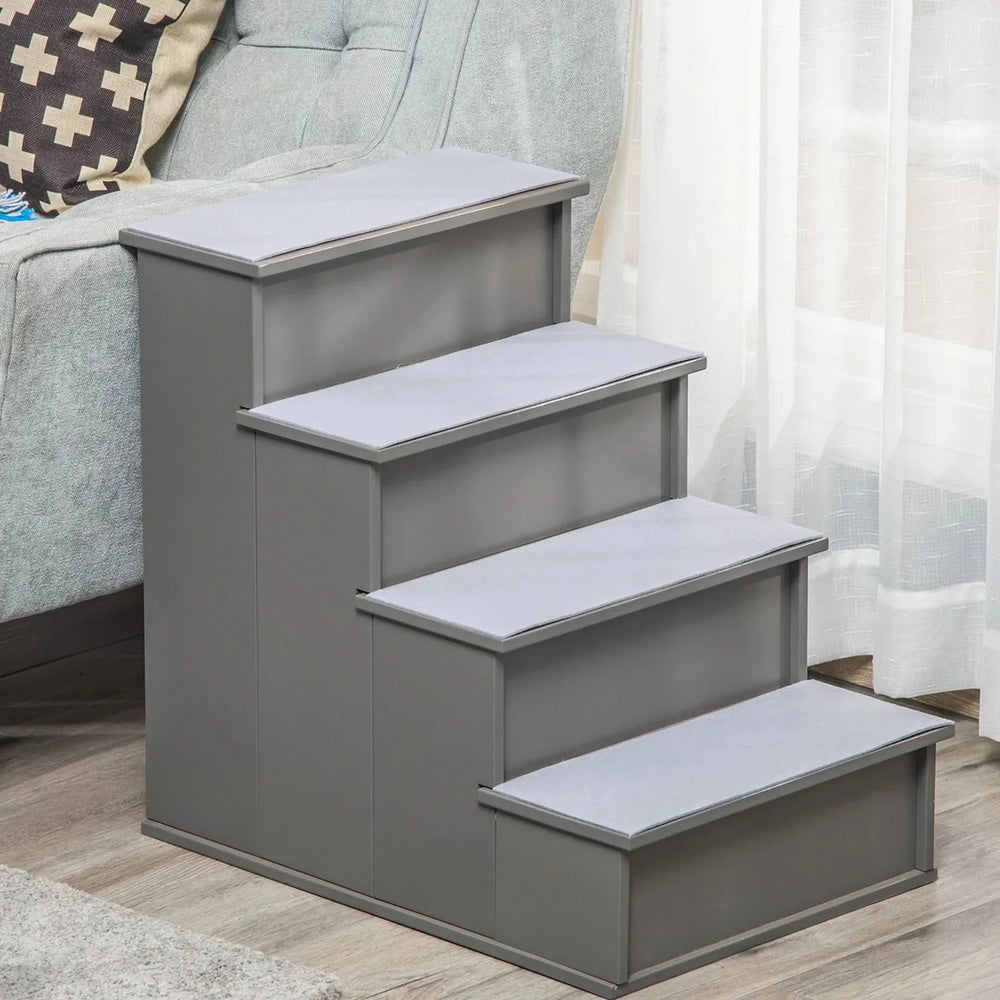Pet Stairs Cushioned Removable Cover For Small Pets Up To 22 Lbs Capacity Media 8