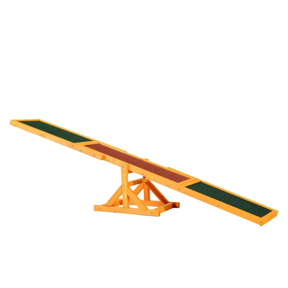 Dog Agility Seesaw Wooden Platform Training Toy Weatherproof Home Use Media 1