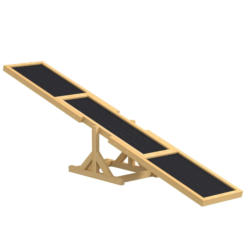 Dog Agility Seesaw Wooden Training Platform For Home & Indoor Play Media 1