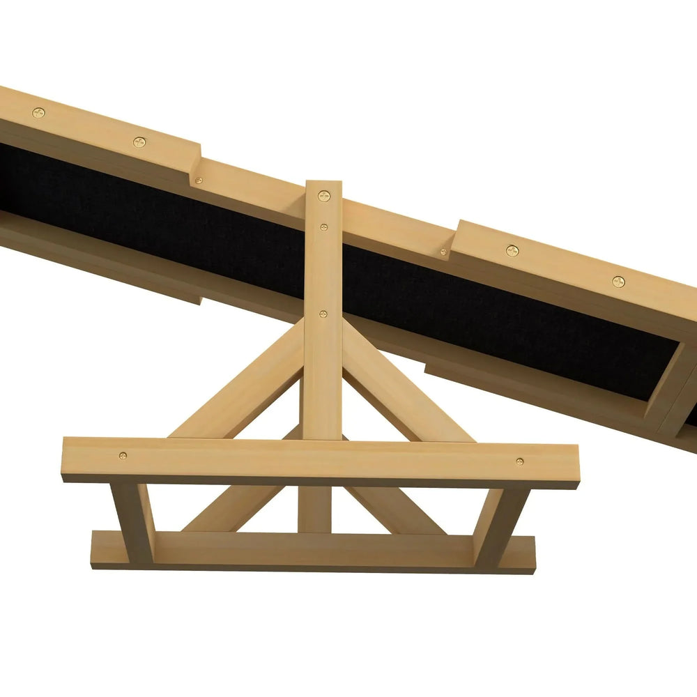 Dog Agility Seesaw Wooden Training Platform For Home & Indoor Play Media 2